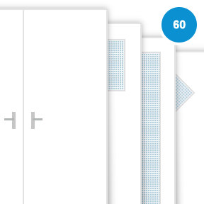 Buy Painted White (RAL 9010) Double 60 Minute Fire Doors (FD60)