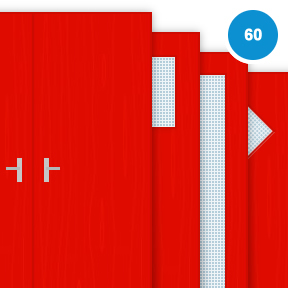 Buy Painted Red (RAL 3024) Double 60 Minute Fire Doors (FD60)