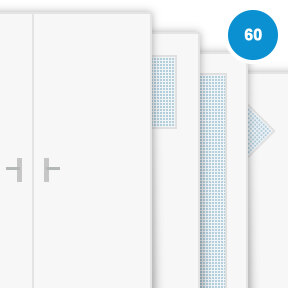 Buy Primed (ready for painting) Double 60 Minute Fire Doors (FD60)