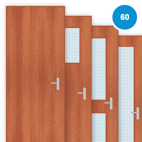 Buy Sapele Veneer Single 60 Minute Fire Doors (FD60)