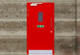 Reusable and sustainable steel temporary fire doors for construction sites Temporary Fire Door