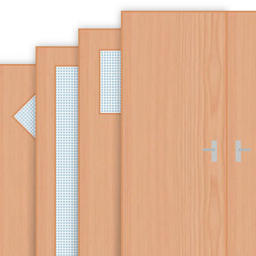 Buy Beech Veneer Door & Half Fire Doors