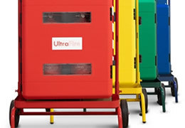 Fire extinguisher trolleys designed to provide a mobile fire point solution Fire Extinguisher Trolleys