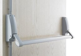 Fire exit equipment including push bars, panic bars, access control devices, fire exit sins and much more More info about Fire Exit Equipment