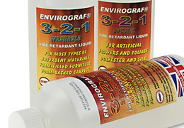 Fire retardant sprays to protect a variety of materials