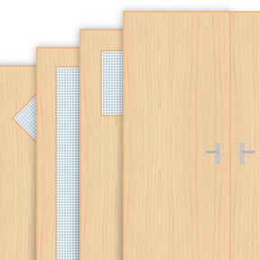Buy Maple Veneer Door & Half Fire Doors