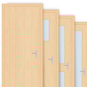 Buy Maple Veneered 30 Minute Fire Door Sets (FD30)