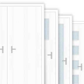 Buy Painted White (RAL 9010) 60 Minute Double Fire Door Sets (FD60)