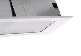 Recessed emergency lighting