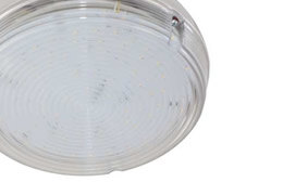 A selection of round emergency lights