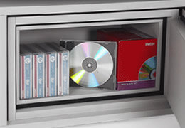 Additional shelves, drawers and data protection inserts for Phoenix safes