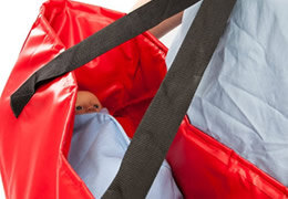 Evacuation equipment designed for the safe emergency escape of bariatric patients and babies Specialist Evacuation Equipment