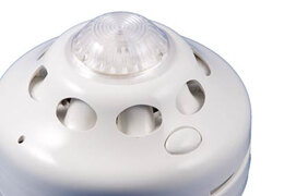 Smoke and Heat detectors for Wireless Fire Alarm Systems, including alternative bases.